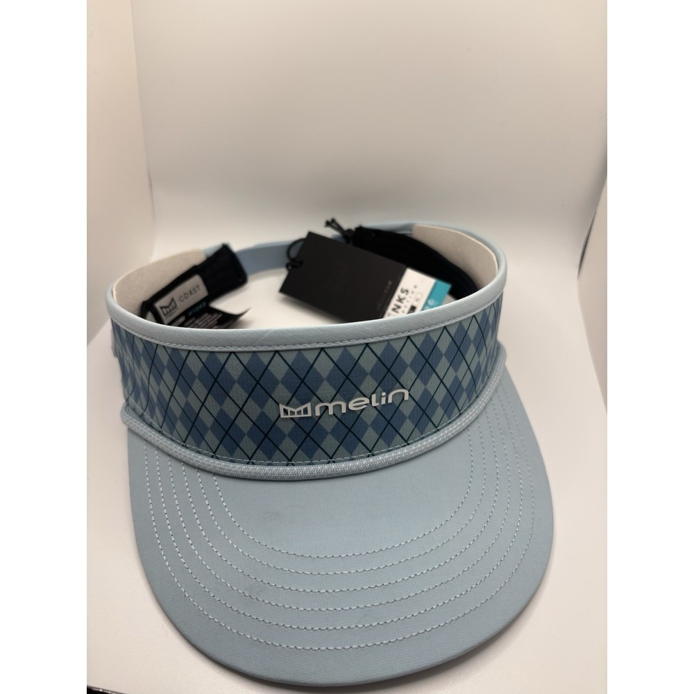 Melin "Coast" Links Hydro Golf Visor Light Blue NWT $80 Size CL